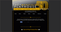 Desktop Screenshot of mansfieldplayhouse.com